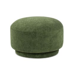 Fuji - Mushroom Footstool Ottoman - Moss Green