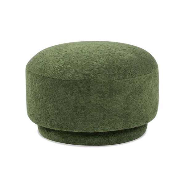 Fuji - Mushroom Footstool Ottoman - Moss Green