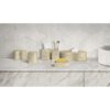 Marble Bathroom Accessories Set, Natural Stone - Beige / Gold / Beige / Yellow - Image 10