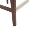 Counter Stool With Swivel Seat, Upholstery And Solid Wood Legs - Cream - Image 8
