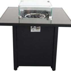 Outdoor Fire Pit For Outdoor Home Garden Backyard Fireplace - Black