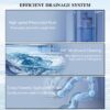1.1 / 1.60 Gpf Dual-Flush One Piece Toilet, Water-Saving Elongated Comfort Height Floor Mounted, Soft Close 1000 Gram Map Flushing Score Toilet 23T01-Rs - Rose - Image 3