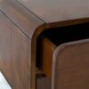 Alexa - Mid-Century Modern Style Night Stand - Brown - Image 9