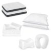 Comfort Care - King Size Hybrid Restful Nights Plush Mattress With Premium Comfort Bedding Pack - Black / White - Image 5