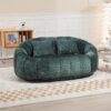 Bean Bag Sofa Lazy Sofa Durable Comfort Lounger High Back Chair For Indoor & Outdoor Use - Emerald - Image 9
