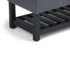 Saxon - Storage Ottoman Bench - Stone Gray - Image 5