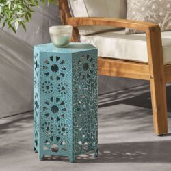 Eliana - Side Table - Teal