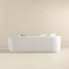 Markus - Mid-Century Modern Luxury Tight Back Couch - White - Image 5