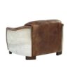 Brancaster - Grain Leather Loveseat - Brown - Image 5