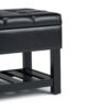 Saxon - Storage Ottoman Bench - Midnight Black - Image 6