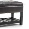 Lomond - Storage Ottoman Bench - Tanners Brown - Image 5