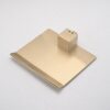 Modern Wall Mount Bathtub Faucet With Waterfall Spout And Single Handle Control - Brushed Gold - Image 4