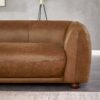 Marlon - Luxury Italian Leather Sofa - Brown / Rustic - Image 5
