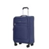 5 Piece Set (18/23/27/Travelbag /Toiletry Bag), Softshell Suitcase Spinner Wheels Terylene Polyester Luggage Sets Carry On Suitcase Luggage Lightweight Durable Suitcase - Blue - Image 10