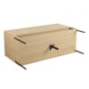 Modern Bathroom Vanity Combo With Single Resin Sink And Storage Cabinet, Multilayer Solid Wood - Oak - Image 13