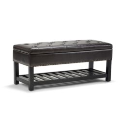 Lomond - Storage Ottoman Bench - Tanners Brown