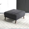 Addison - Square Upholstered Ottoman - Dark Gray - Image 2