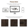 Topmax - 7 Piece Traditional Extendable Dining Table Set With Butterfly Leaf And 6 Upholstered Dining Table Set - Brown - Image 6