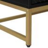 Carved 4 Door Sideboard, Sideboard Buffet Cabinet With Storage, Modern Coffee Bar Cabinet With Adjustable Shelf For Living Room, Dining Room, Kitchen - Black - Image 19