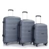 Hardshell Suitcase Spinner Wheels Pp Luggage Sets Lightweight Durable Suitcase With Tsa Lock, 3 Piece Set (20/24/28) - Gray - Image 6