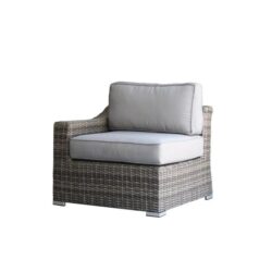 Stylish 4 Person Sofa Seating Group With Cushions Perfect For Outdoor Gatherings - Gray Mix