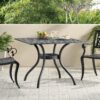 Arch Mesh Dining Table With Lightweight Frame - Black - Image 5
