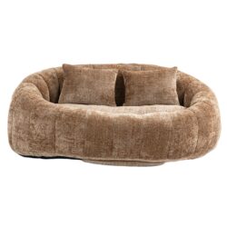 Bean Bag Sofa Lazy Sofa Durable Comfort Lounger High Back Bean Bag Chair Couch - Coffee