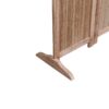 Panel Solid Wood Folding Room Divider - Natural - Image 6