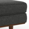 Morrison - Large Rectangular Ottoman - Charcoal Gray - Image 2