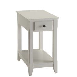 Bertie - Accent Table - White