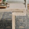 American Vintage Industrial Coffee Table, Premium Reclaimed Wood Texture, Double Tier Design - Antique Natural - Image 7