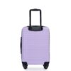 20" Carry On Luggage Lightweight Suitcase, Spinner Wheels - Lavender Purple - Image 7