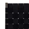 Outdoor 3 Piece Wood Patio Seating Set - Black - Image 7