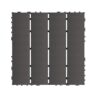 Interlocking Deck Tiles, 44 Pack Patio Deck Tiles, XSquare Waterproof Outdoor All Weather Use, Patio Decking Tiles For Poolside Balcony Backyard - Dark Gray - Image 4