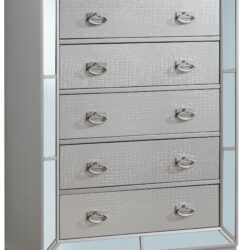 Elegant Contemporary Storage Chest - Champagne