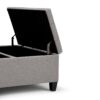 Harrison - Coffee Table Storage Ottoman - Dove Gray - Image 4