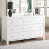 Elegant Transitional Dresser - White - Image 7