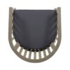Outdoor Wooden Dining Chairs With Cushions, (Set of 2) - Dark Gray / Gray - Image 10