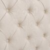 Fontana - King Wingback Upholstered Platform Bed Frame - Sky Neutral Beige - Image 7