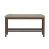 Sonnet - Gathering Height Bench - Brown - Image 4