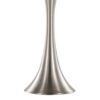 Lenuxe - Contemporary Semi Gloss Table Lamp (Set of 2) - Nickel / White - Image 4