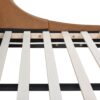 Aspen - King Vertical Tufted Headboard Platform Bed Set - Caramel Tan Brown - Image 8