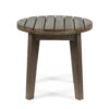 Outdoor 3 Piece Wood Patio Seating Set - Black - Image 6
