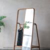 Clothes Hanger With Mirror, Large - Brown - Image 6