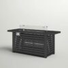 Propane Fire Pit Table With Cover - Black - Image 3