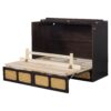 Full Size Murphy Bed With Large Drawers And Elegant Design - Espresso - Image 13