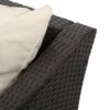 Antibes - 4 Pieces Wicker Chat Set - Brown / Beige - Image 21