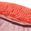 Sunny - Square Pouf, Versatile Ottoman Or Floor Cushion - Coral - Image 4