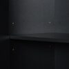 Stylish Bathroom Storage Cabinet With 2 Laundry Baskets And Drawer - Black - Image 19