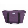 3 Piece Set (18/Travelbag/Toiletry Bag), Softshell Suitcase Spinner Wheels Terylene Polyester Luggage Sets Carry On Suitcase Luggage Lightweight Durable Suitcase - Purple - Image 11